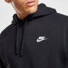 Bluza Nike czarna z kapturem bawełniana kangurka
